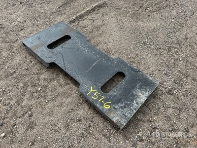All-Star Skid Steer Attachment Mounting Plate (Unused)