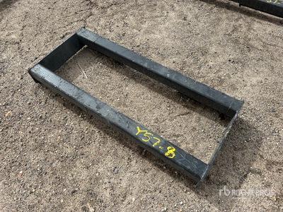 All-Star Skid Steer Attachment Mounting Plate (Unused)