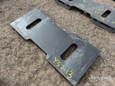 All-Star Skid Steer Attachment Mounting Plate (Unused)
