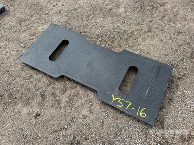 All-Star Skid Steer Attachment Mounting Plate (Unused)