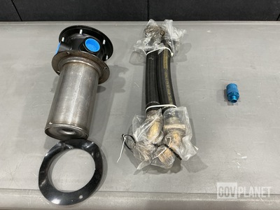 (3) Coupling Halves, (2) Hose Assemblies, (3) Filters & Assorted Items