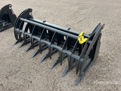 Mid-State 84 in Skid Steer Root Rake (Unused)