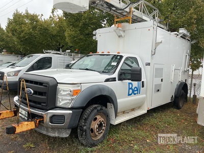 Telelift on  2011 Ford F-550 Super Duty  Van Mounted Aerial Lift (Inoperable)