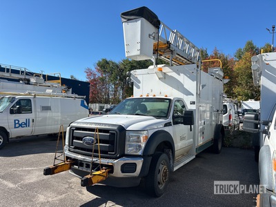 2013 Robert Hydraulique RH41 41 ft on  2013 Ford F-550 XL 4x2 Bucket Truck