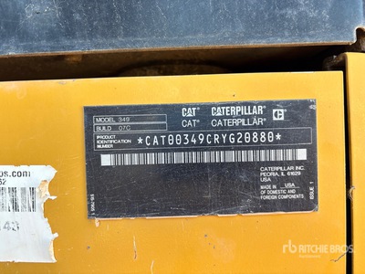 2022 Cat 349 Tracked Excavator