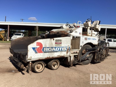 2014 Roadtec RP190E Wheel Asphaltfertiger