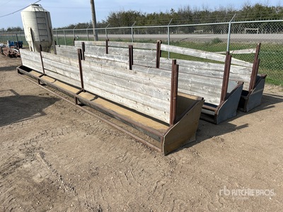 Quantity of (3) 20 ft x 3 ft 5 in Alimentatore bestiame