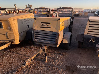 2011 Atlas Copco XAS 185 JD7 185 cfm Mobile Air Compressor