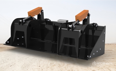 2025 Landhonor SGB-11-72W 72 in Skid Steer Grapple Bucket (Unused)