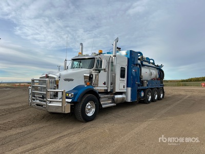 2016 on 2016 Kenworth T800B 8x6 Sleeper Combination Wash/ Vacuum Tanker Truck