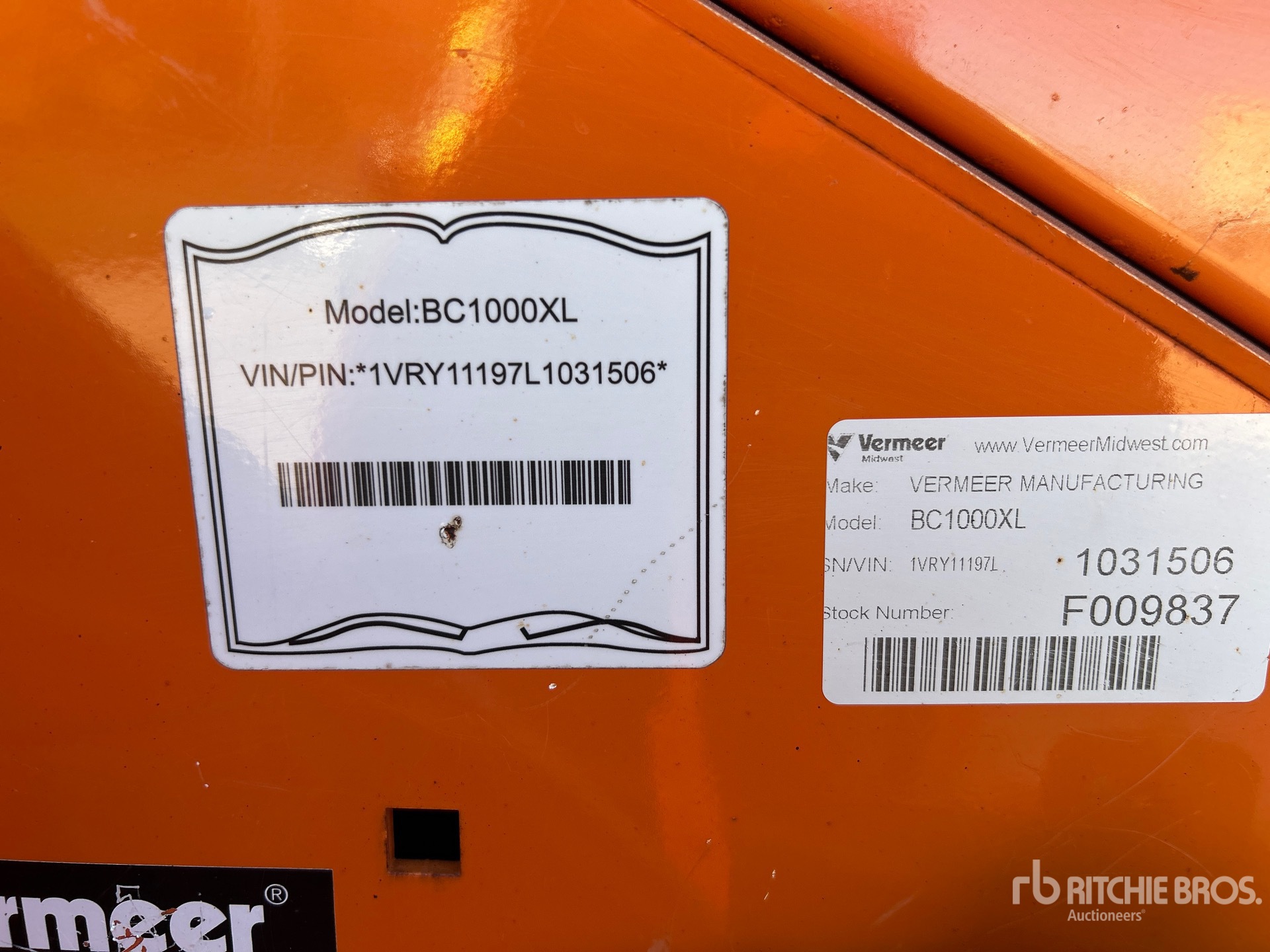 2020 Vermeer BC1000XL Häcksler