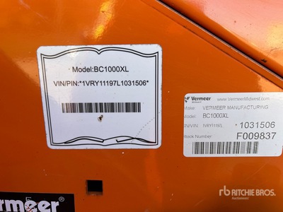 2020 Vermeer BC1000XL Wood Chipper