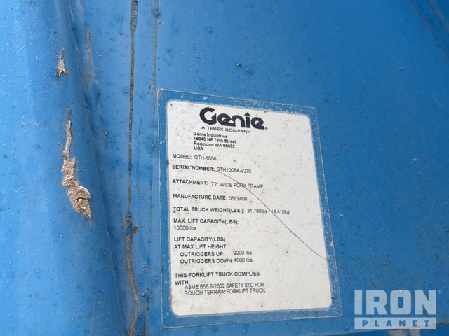 MANIPULADOR 2006 GENIE