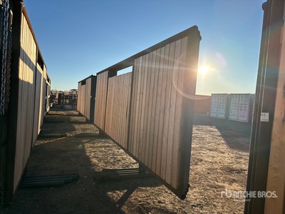 Quantity of (4) 21 ft x 8 ft 6 in Valla de viento (Unused)