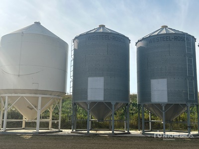 Westeel Rosco +/- 2200 bu 6 Ring Hopper Grain Bin