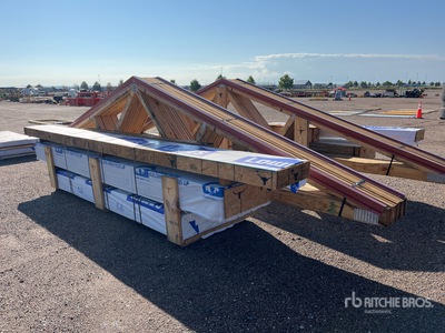 16 Ft x 24 Ft x 40 Ft Pole Barn Package Edificio de almacenaje (Unused)