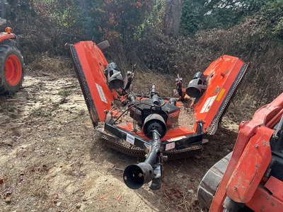 Land Pride RC2512-2 12 ft Flex Wing ロータリーブラシカッター (Inoperable)