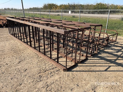 Quantity of (5) 20 ft x 4 ft 3 in x 2 ft 4 in Bunk Feeder Frames