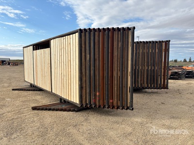 Quantity of (24) 24 ft Wind Fence