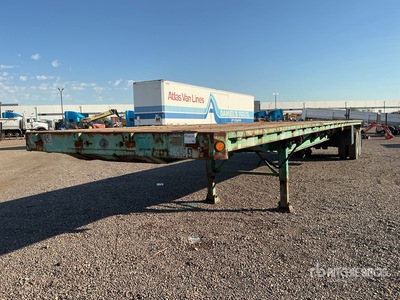 1990 Beall 40 ft T/A Flatbed Trailer