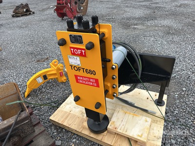 2025 TOFT TOFT680 Skid Steer Post Driver (Unused)