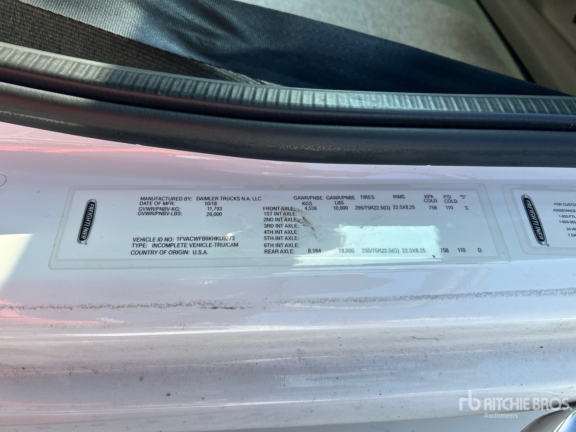 2019 Freightliner M2106 Furgonetka