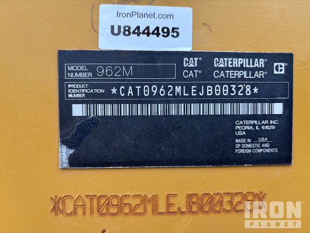 CARGADOR FRONTAL 2016 CATERPILLAR 962M