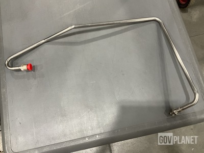 (4) Aircraft Tubular Components 525-11961-502 Metal Tube Assemblies