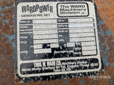 Quantity of (2) Wardpower 56 kVA Skid-Mounted Generator Set