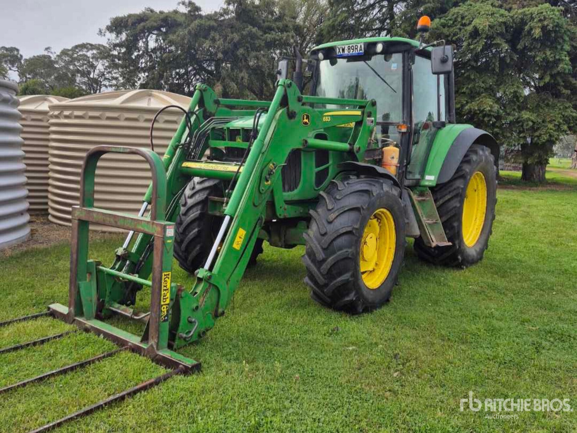 John Deere 6530 4WD Tractor Agrícola