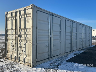 2025 40 ft High Cube Multi-Door Storage Container