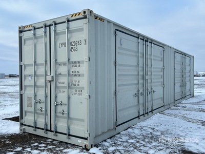 2025 40 ft High Cube Multi-Door Storage Container
