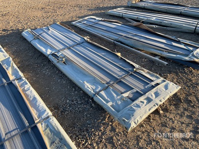Quantity of (50) 2025 SKLP SKH50 12 ft x 3 ft Steel Siding Roofing (Unused)