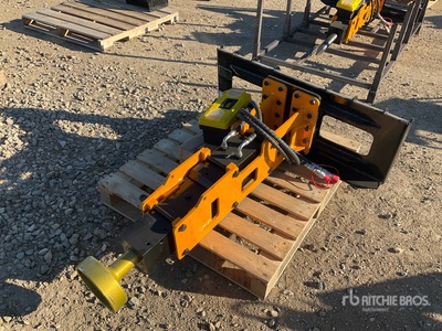 2025 GIYI GY-D680 Skid Steer Post Driver (Unused)