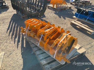 Quantity of (8) 2025 GIYI VCA-8 Mini Excavator Attachments - Fits Cat 301 (Unused)