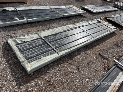 Quantity of (100) 2025 SKLP SKH100 12 ft Galvalume Steel Sheets (Unused)