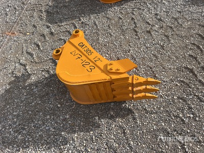2025 GIYI GY-BK 12 in Digging Baggerlöffel - Fits Cat 305 (Unused)