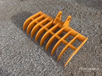 2025 GIYI 44 in Excavator Rake - Fits Cat 305 (Unused)