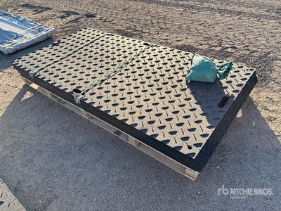 Quantity of (12) 2025 SKLP Polyethylene Diamond Plate 95 in x 4 in (Unused)