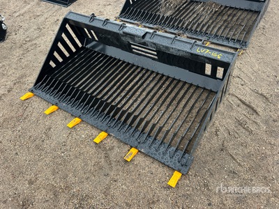 2025 GIYI GY-RB66 66 in Rock Skid Steer Bucket (Unused)