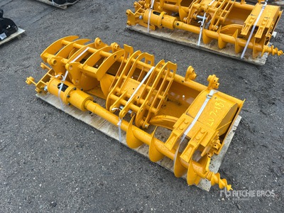 Quantity of (8) 2025 GIYI VCA-8 Mini Excavator Attachments - Fits Cat 301 (Unused)