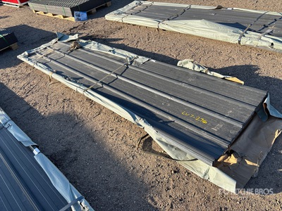 Quantity of (50) 2025 SKLP SKH50 Galvanized Steel Panels 12 ft x 3 ft (Unused)