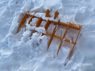 2025 GIYI 46 in Excavator Rake - Fits Cat 303 (Unused)