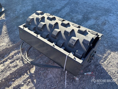 2025 GIYI GY-MCW39 39 in Mini Padfoot Skid Steer Vibratory Roller (Unused)