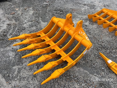 2025 GIYI 32 in Râteau d'excavatrice - Fits Cat 305 (Unused)