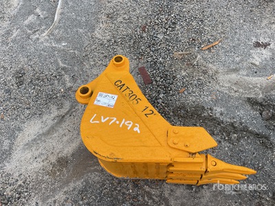 2025 GIYI GY-BK 12 in Digging Godet d'excavatrice - Fits Cat 305 (Unused)