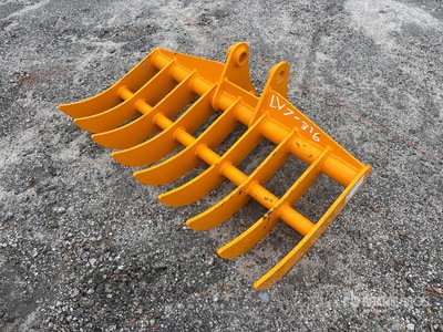 2025 GIYI 44 in Râteau d'excavatrice - Fits Cat 305 (Unused)