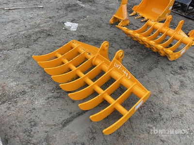 2025 GIYI 43 in Fit to cat 305 Râteau d'excavatrice (Unused)