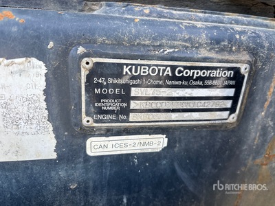 2019 Kubota SVL75-2 Kompakt-Raupenlader