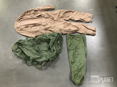 (33) Duffel Bags, (6) Clothing Bags, (1) Pair of Coveralls & Assorted Items